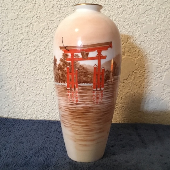 NORITAKE Bone China NIPPON TOKI KAISHA Hand Painted SIGNED Urn/Vase - Picture 2 of 8